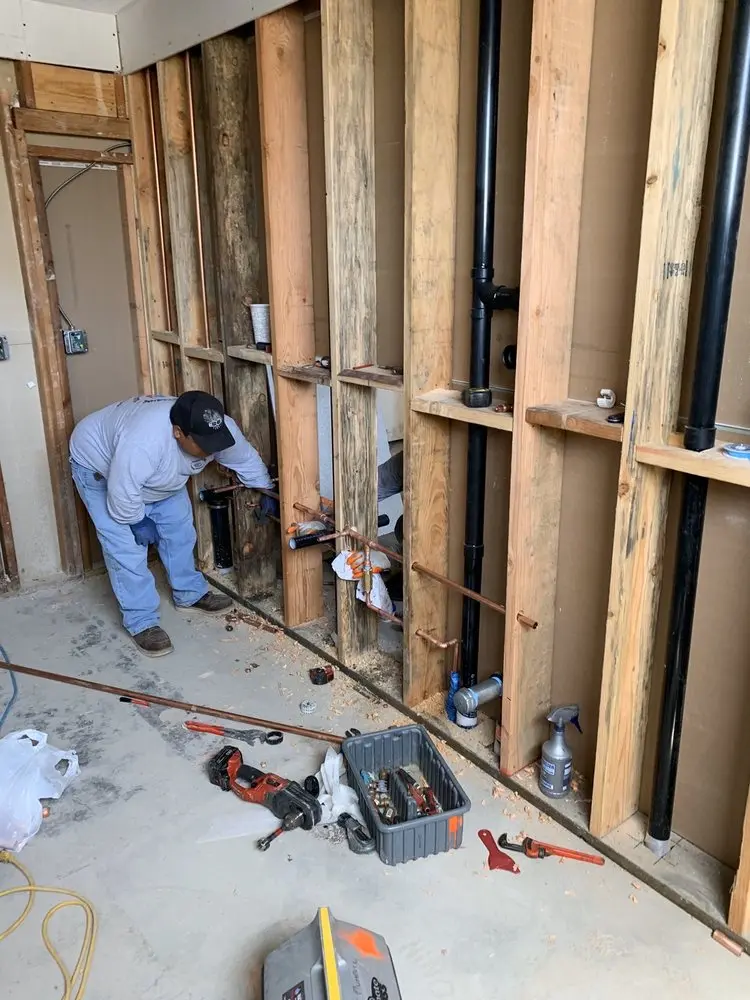 Commercial rough-in plumbing for Water Heater Replacement in Old Forge